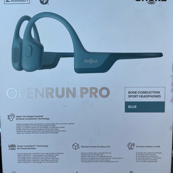 Shokz OpenRun Pro Premium Bone Conduction Open-Ear Sport Headphones - S810 - Picture 2 of 2